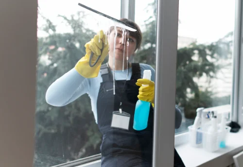 Nettoyage de vitres intérieures et extérieures à Conie-Molitard